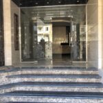 A picture of the entrance from the villa
